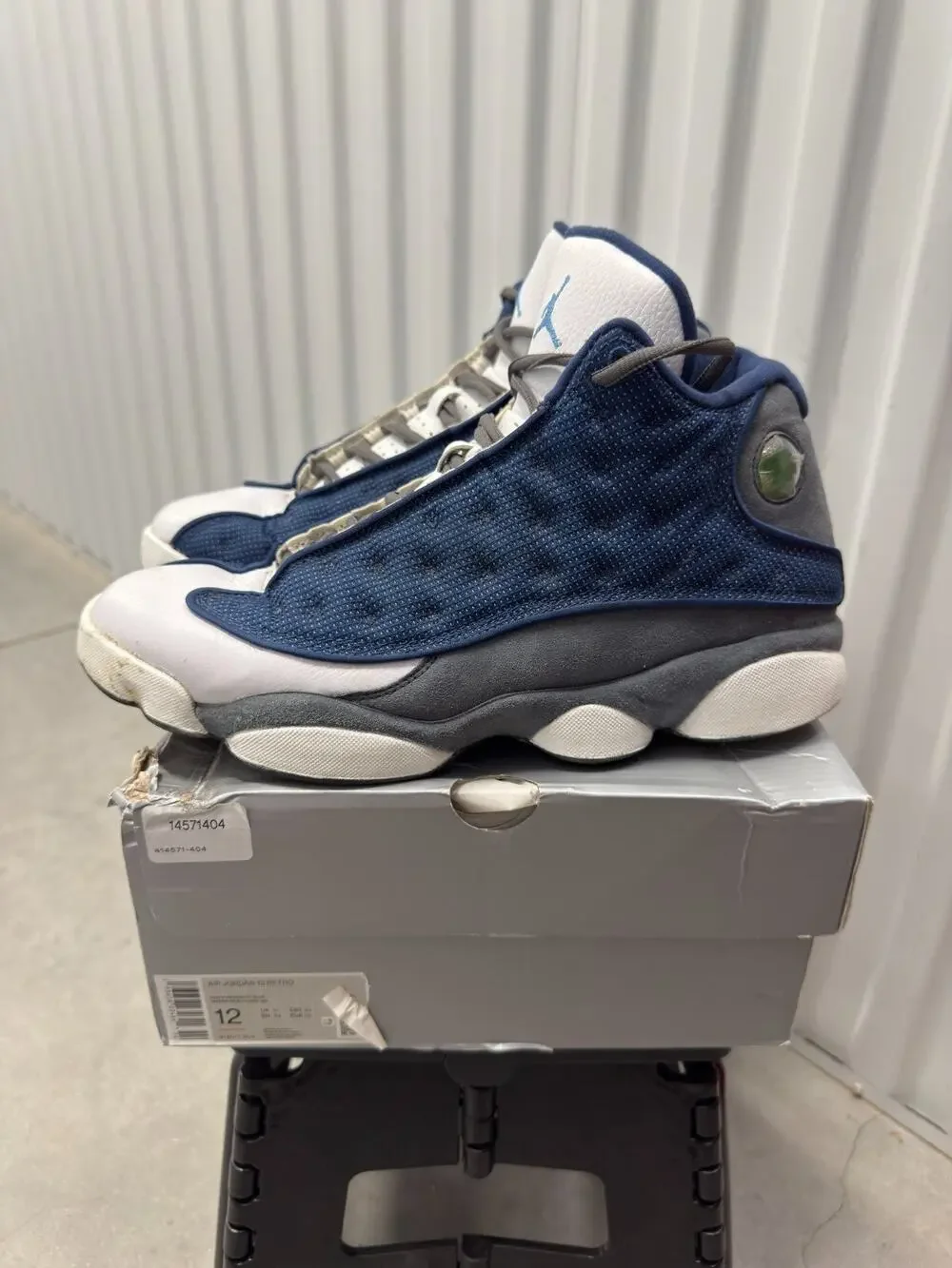 Nike Air Jordan 13 Flint Navy Carolina 2020 Size 12 Men's - 414571-404